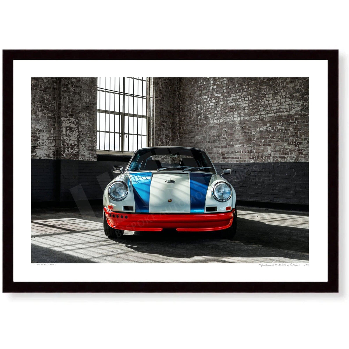 Gerahmte Porsche-Fotowandkunst – limitierte Auflage