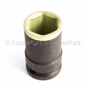 19mm, 1/2" (0.5 inch) drive aluminium lined soft socket