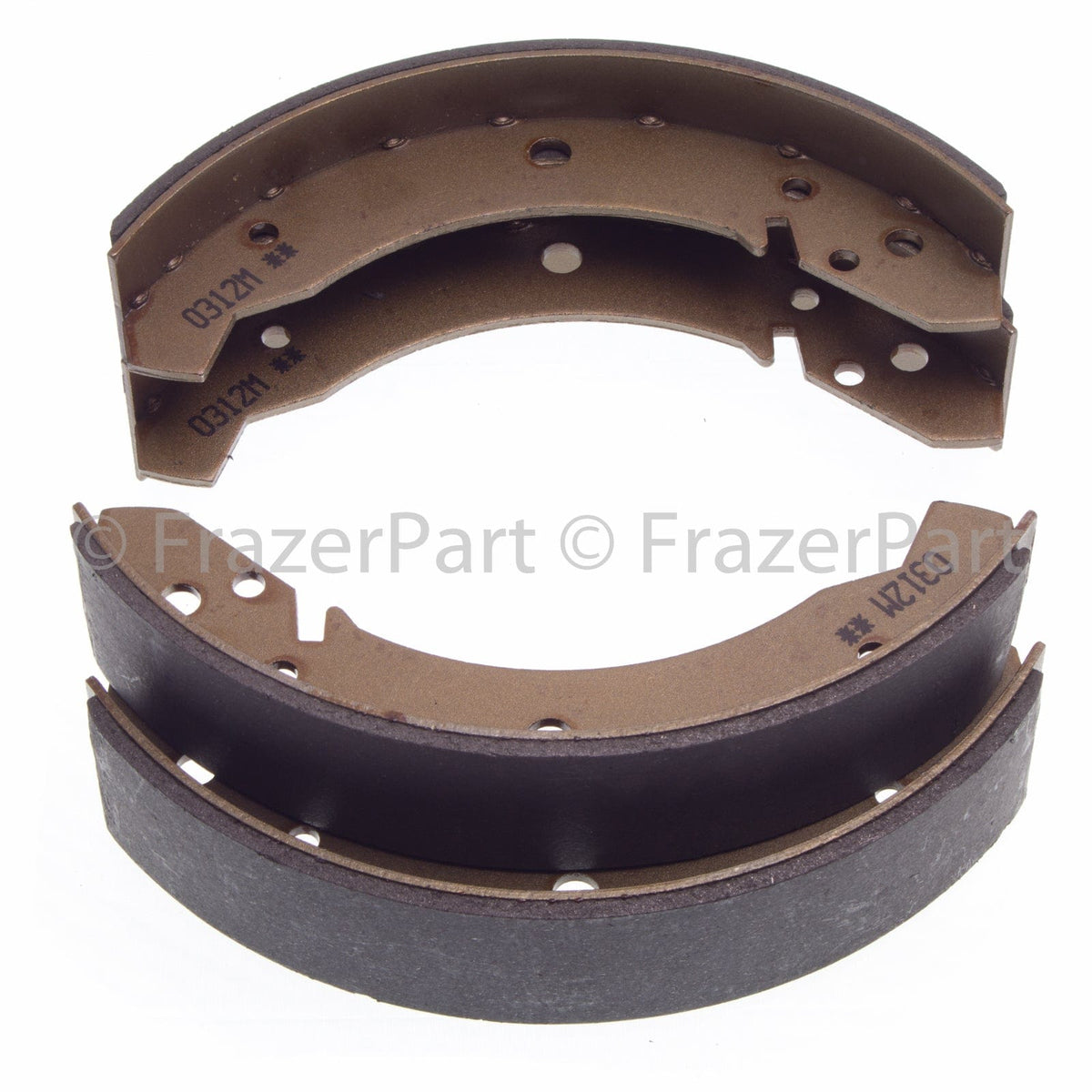 924 rear brake shoe set