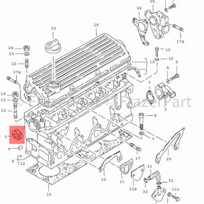 924 2.0L (incluido Turbo) sello de aceite del árbol de levas