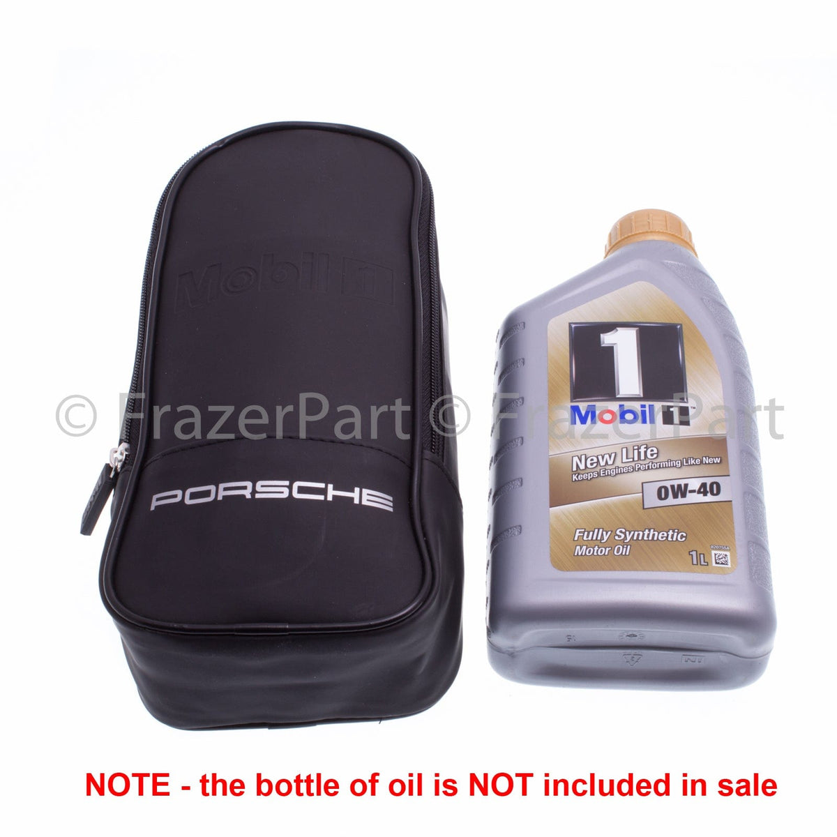 Porsche Mobil Oil 1 Litre oil top up kit & storage bag