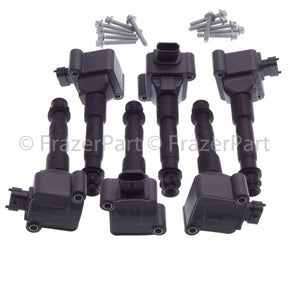 986/987 Boxster/Cayman (all models 03-08) & 996/997 Carrera (all models 02-08) ignition coil vehicle set (6 coils in total)