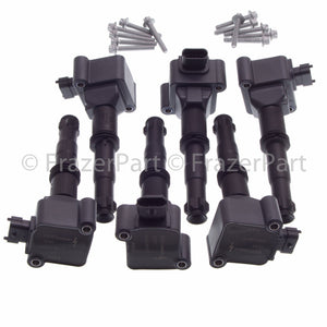 Coil pack (x6) for 986 Boxster (all models -2002) & 996(3.4L) ignition coils
