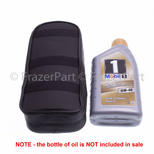 Porsche Mobil Oil 1 Litre oil top up kit & storage bag